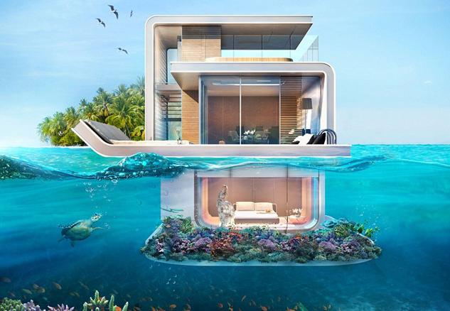 Υποβρύχια σπίτια βγαλμένα από το μέλλον