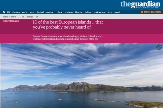 Αίγινα και Σαμοθράκη στα 10 καλύτερα "άγνωστα" νησιά της Ευρώπης