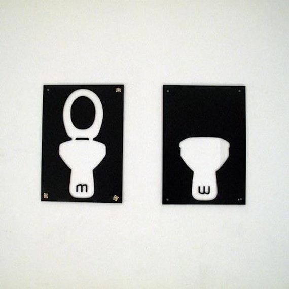 Πρωτότυπα σήματα σε τουαλέτες