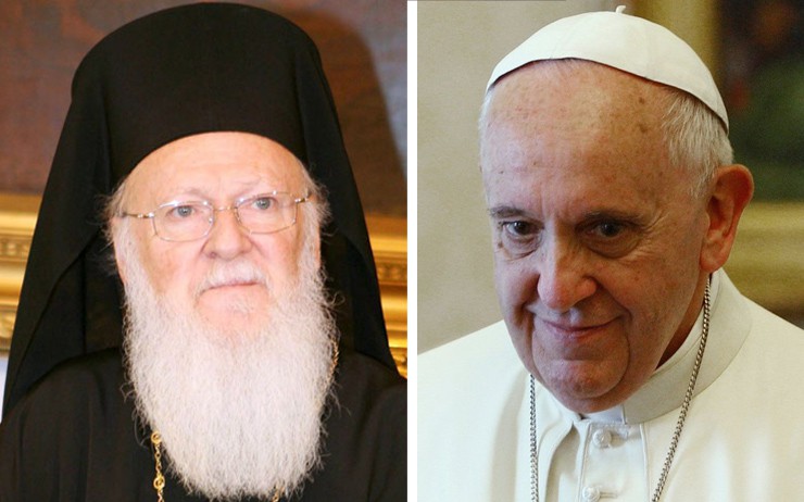 Ανάγκη ενίσχυσης κοινών πρωτοβουλιών Πάπα και Οικουμενικού Πατριάρχη