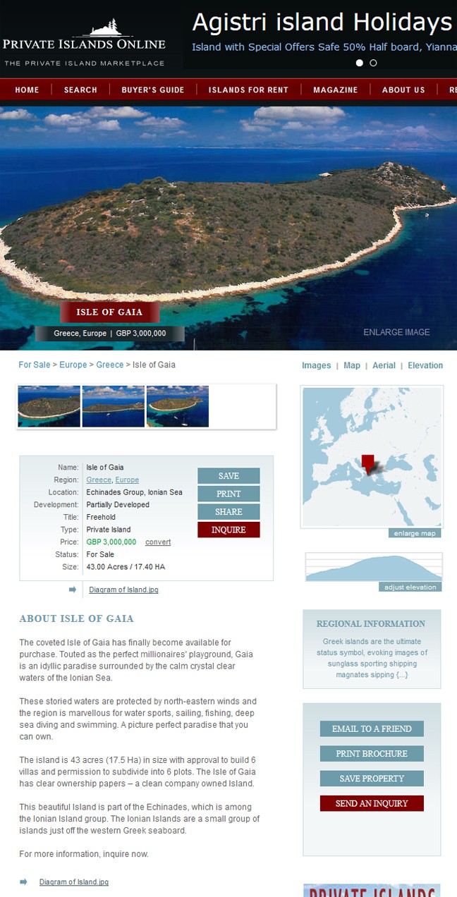 Ελληνικό νησί θέλουν να αγοράσουν Τζολί Πιτ (photos)