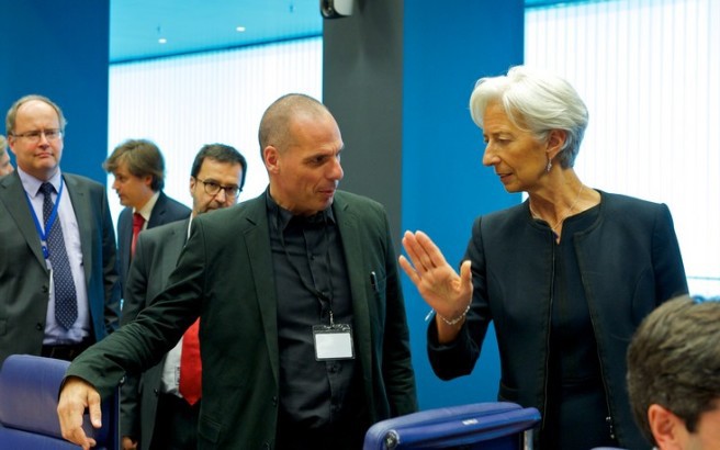 Óõíåäñßáóç ôïõ Eurogroup ôçí ÐÝìðôç 18 Éïõíßïõ 2015, óôéò ÂñõîÝëëåò.
(EUROKINISSI/ÅÕÑÙÐÁÚÊÇ ÅÍÙÓÇ)