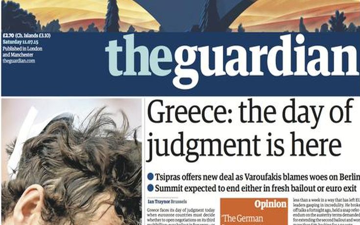 Guardian: Ελλάδα, η ώρα της κρίσης έφτασε