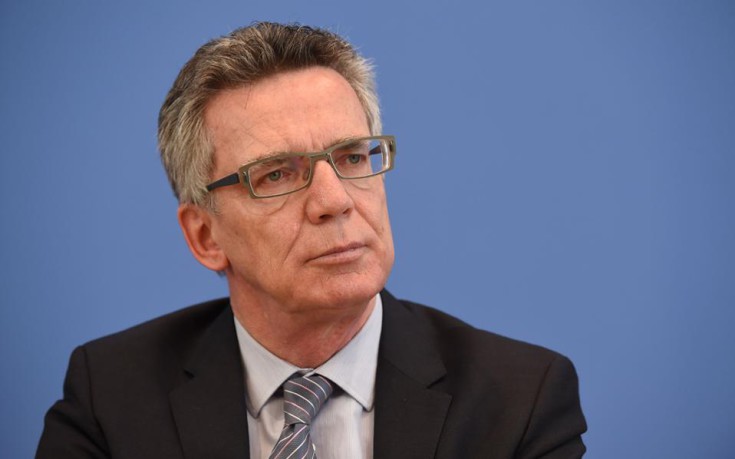 Ντε Μεζιέρ: Η τρομοκρατική απειλή παραμένει υψηλή στη Γερμανία