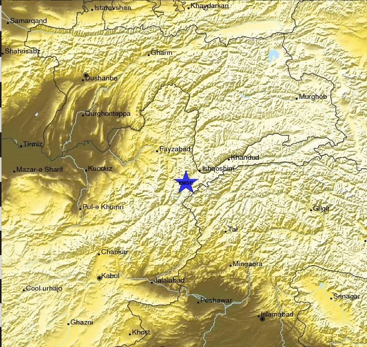 Σεισμός 6 Ρίχτερ στο Αφγανιστάν