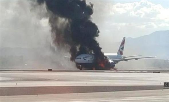 Φωτιά σε αεροσκάφος της ΒΑ κατά την απογείωση από αεροδρόμιο του Λας Βέγκας