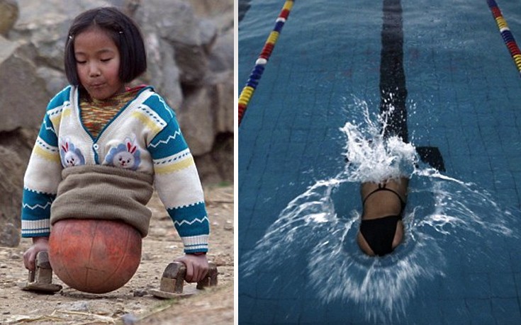 Το κορίτσι χωρίς πόδια που κατάφερε να γίνει πρωταθλήτρια κολύμβησης