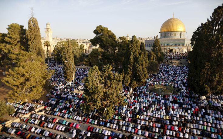Συγκρούσεις στην Ιερουσαλήμ κατά τη μουσουλμανική γιορτή Έιντ αλ Άντχα