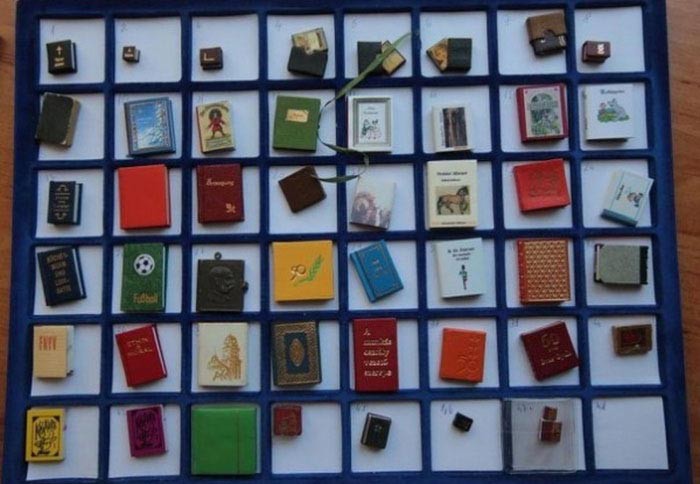 Η μεγαλύτερη συλλογή μικροσκοπικών βιβλίων