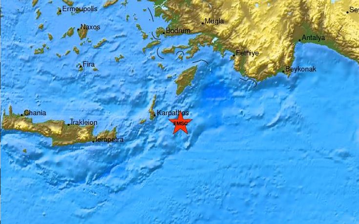 Σεισμός 4,3 Ρίχτερ στα Δωδεκάνησα