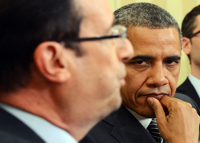 Ολάντ και Ομπάμα ενισχύουν τη συνεργασία για την αντιμετώπιση της τρομοκρατίας
