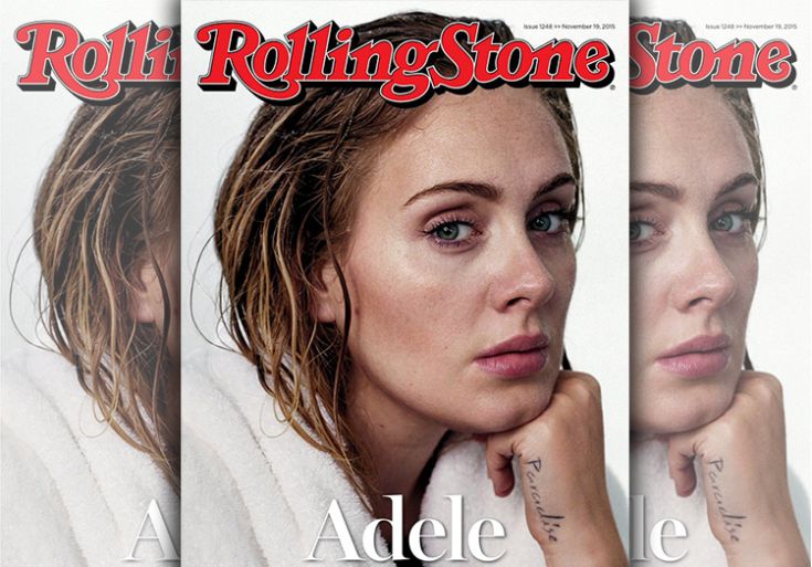 Η εντελώς άβαφη Adele στο εξώφυλλο περιοδικού
