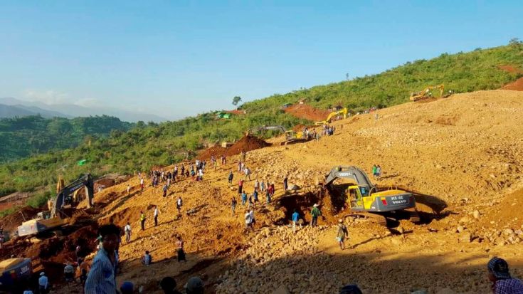 Πάνω από 90 νεκροί από κατολίσθηση σε ορυχείο στη Μιανμάρ