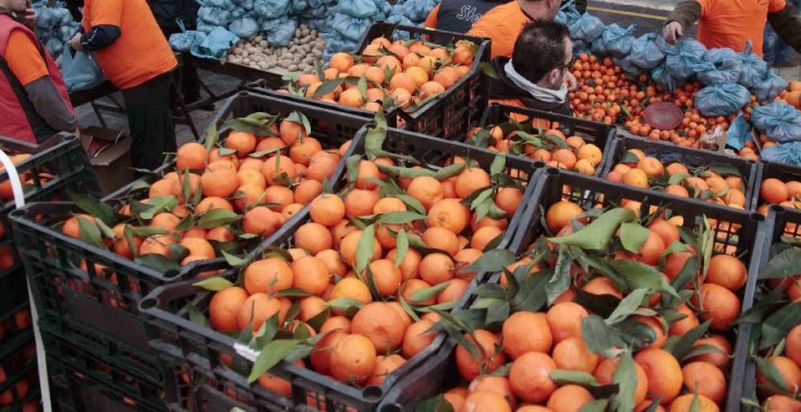 Διανομή 46 τόνων πορτοκαλιών από τον δήμο Ιεράπετρας