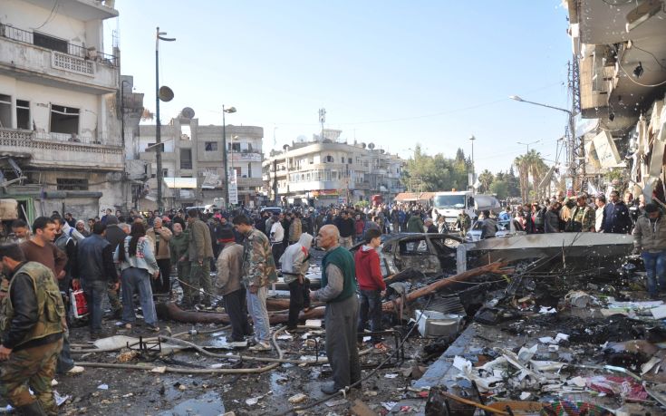 Επίθεση με παγιδευμένο όχημα στη Δαμασκό