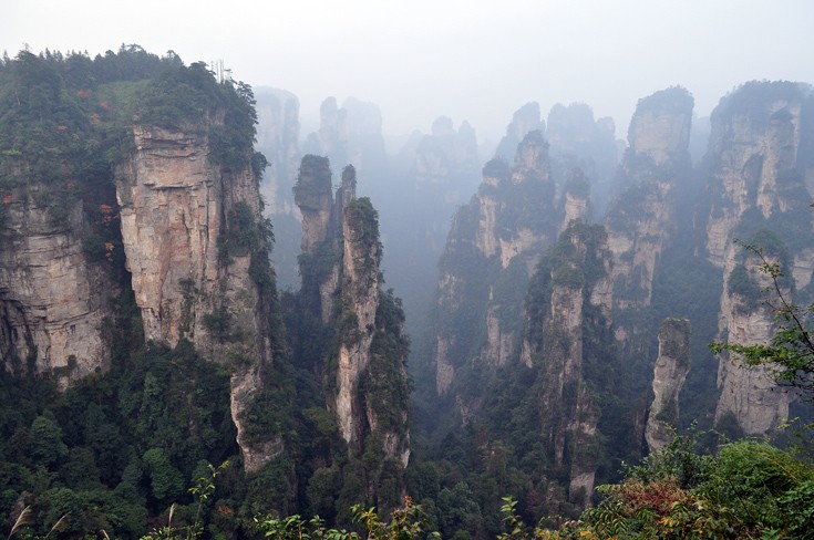 Τα περίεργα βουνά Τιανζί στην Κίνα