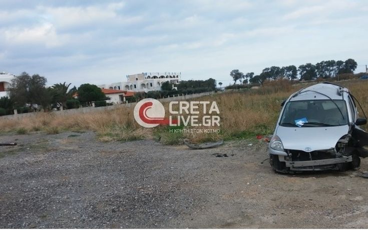 Σμπαράλια όχημα με οδηγό 17χρονο στην Κρήτη