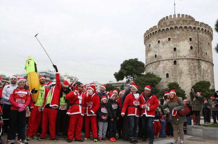 Ραντεβού σε ένα χρόνο για το Santa Run στη Θεσσαλονίκη