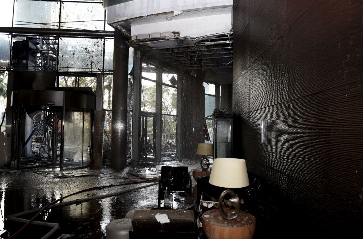 Οι πρώτες εικόνες από το ξενοδοχείο στο Ντουμπάι μετά την πυρκαγιά