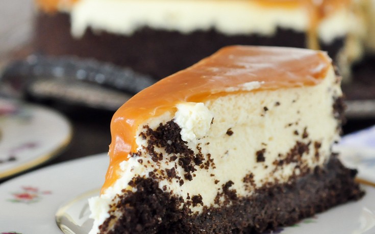 Caramel cheesecake