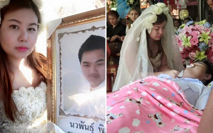 Νύφη παντρεύεται τον έρωτα της ζωής της&#8230; στην κηδεία του