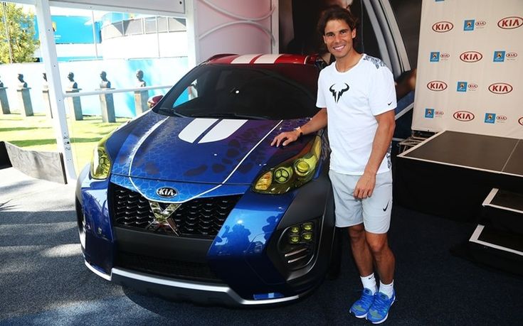O Rafael Nadal παρουσιάζει το X-car της Kia