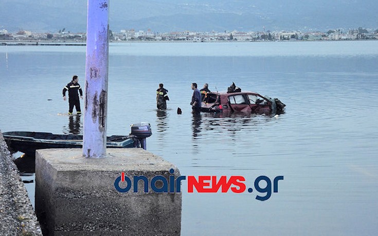 Βουτιά θανάτου για οδηγό στη λιμνοθάλασσα στο Μεσολόγγι