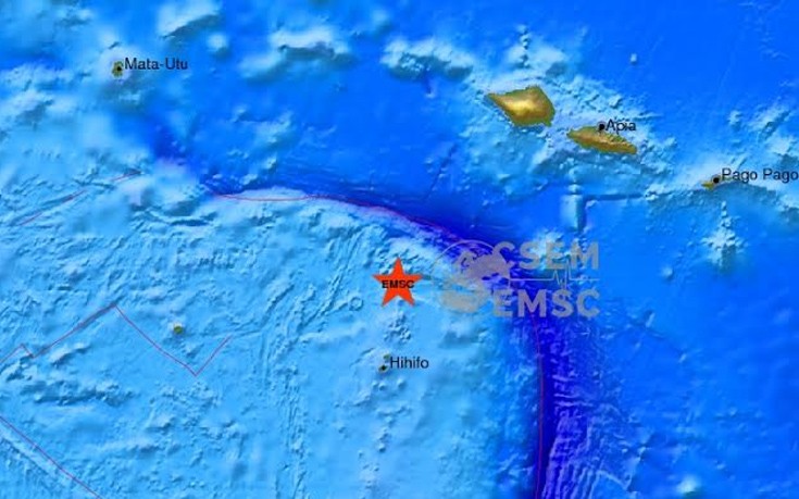 Σεισμός 6,2 Ρίχτερ στα νησιά Σαμόα