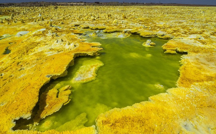 Το απόκοσμο τοπίο στο ηφαίστειο Dallol της Αιθιοπίας