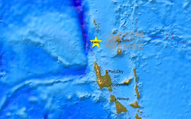 Νέος σεισμός 6,8 Ρίχτερ στα νησιά Βανουάτου