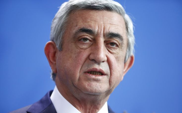 Παραιτείται ο πρωθυπουργός της Αρμενίας, Σερζ Σαρκισιάν