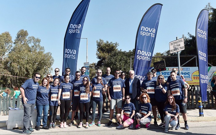 Ο Περικλής Ιακωβάκης, Captain της «Novasports Running Team»