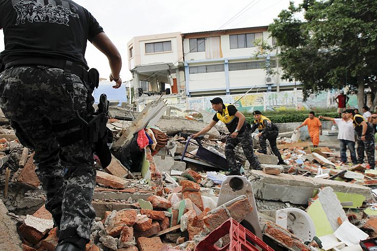 Νέος σεισμός 6,2 βαθμών ανοιχτά των ακτών του Ισημερινού