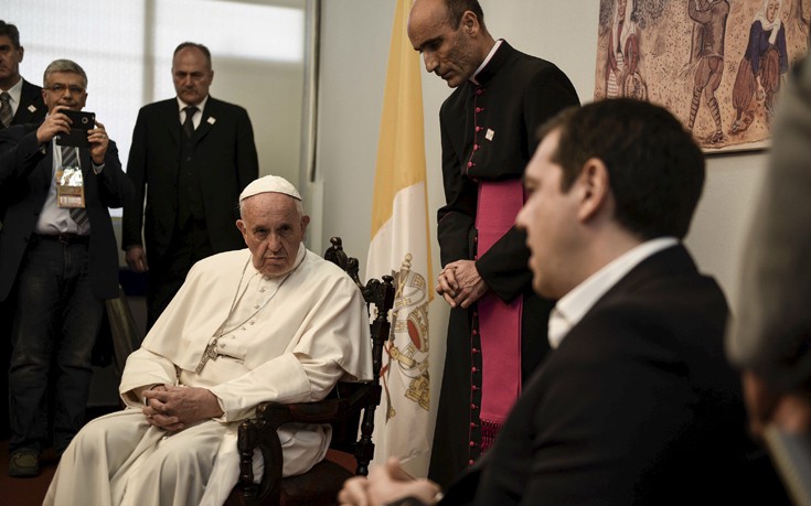 Τι είπαν Τσίπρας και Πάπας Φραγκίσκος στην κατ’ ιδίαν συνάντηση