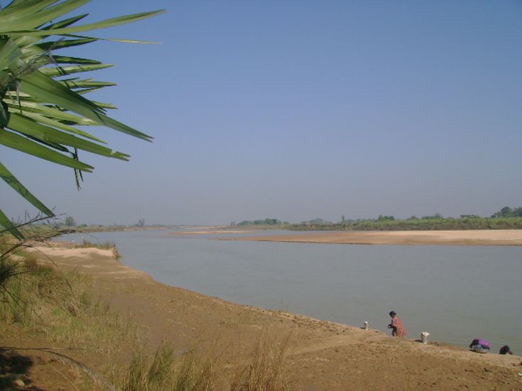 Ο ποταμός Ajay στην Ινδία 