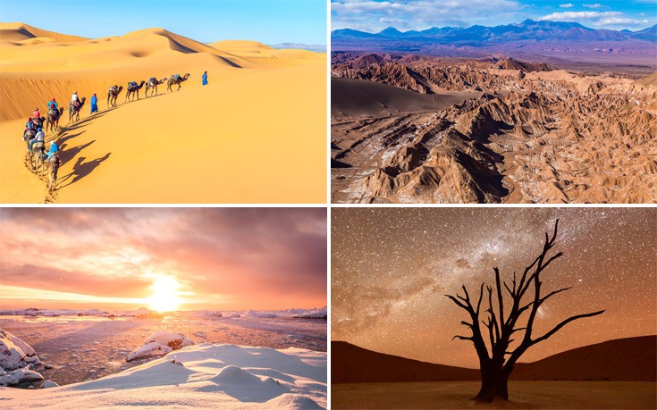 Συναρπαστικές εικόνες από τις ερήμους του πλανήτη