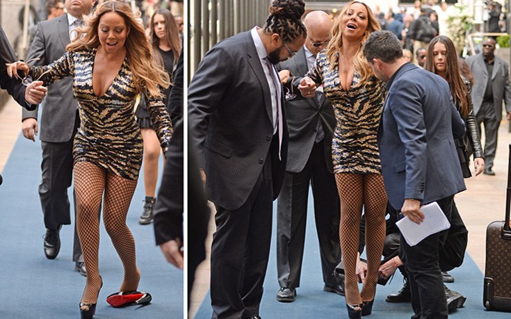 Τι τα ήθελε τα τακούνια η Mariah Carey