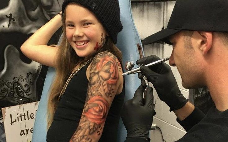 Καλλιτέχνης κάνει «τατουάζ» σε άρρωστα παιδιά για να ενισχύσει την αυτοπεποίθησή τους