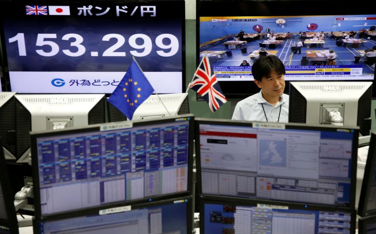 Πτώση 3% στο χρηματιστήριο του Τόκιο και η στερλίνα σε σπιράλ καθόδου