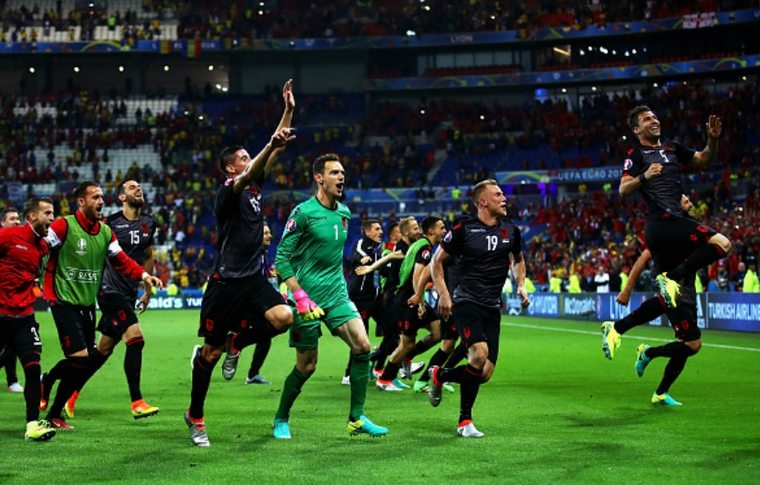 Η  Αλβανία πέτυχε την πρώτη της νίκη σε τελική φάση Euro