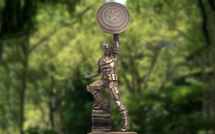 Αποκαλυπτήρια για το εντυπωσιακό άγαλμα του Captain America