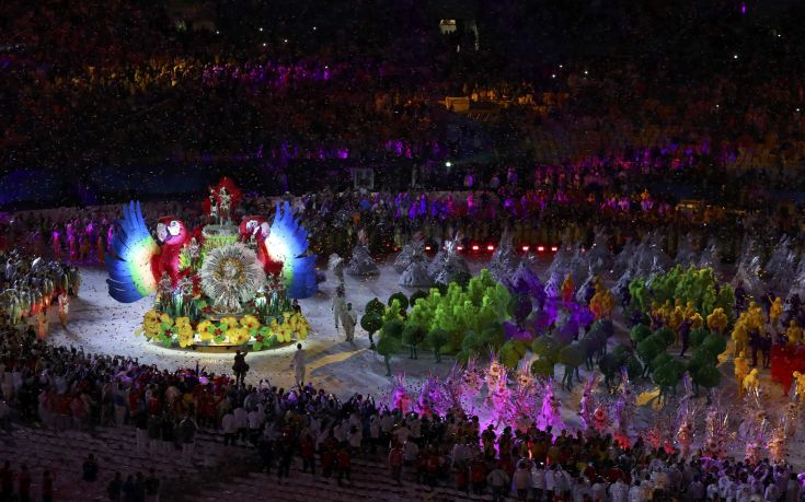 Εντυπωσιακή αυλαία στους Ολυμπιακούς Αγώνες του Ρίο