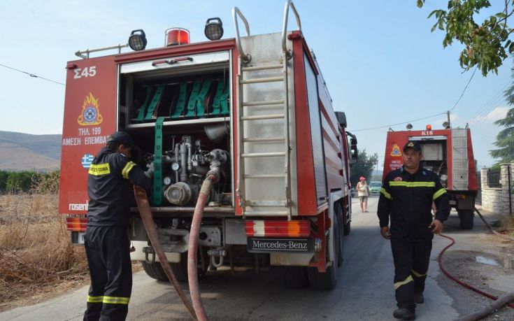 Πυρκαγιά σε συνεργείο αυτοκινήτων στις Μουρνιές Χανίων