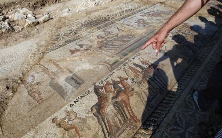 Ανακαλύφθηκε ψηφιδωτό του 4 μ.Χ αιώνα στη Λευκωσία