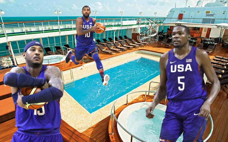 Οι αμερικανικές ομάδες μπάσκετ στο Ρίο θα μένουν&#8230; σε πολυτελές κρουαζιερόπλοιο