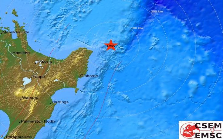 Ισχυρός σεισμός στη Ν. Ζηλανδία