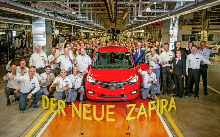 Ξεκίνησε η παραγωγή του νέου Opel Zafira