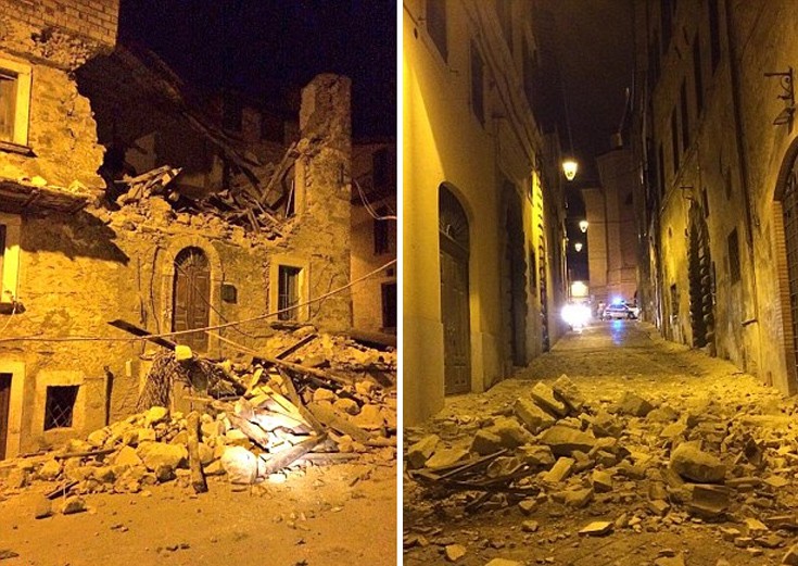 Εικόνες καταστροφής από τους σεισμούς στην Ιταλία