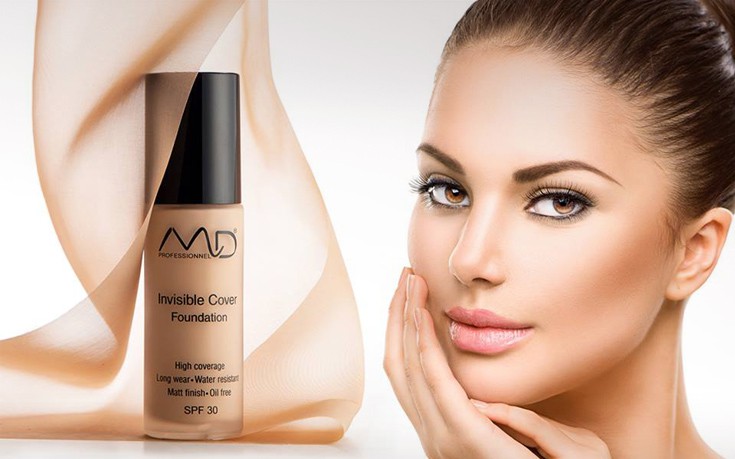 Invisible Cover Foundation, το νέο make up με ρετινόλη της MD PROFESSIONNEL