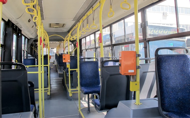 Νέες φθορές σε ακυρωτικά μηχανήματα λεωφορείου